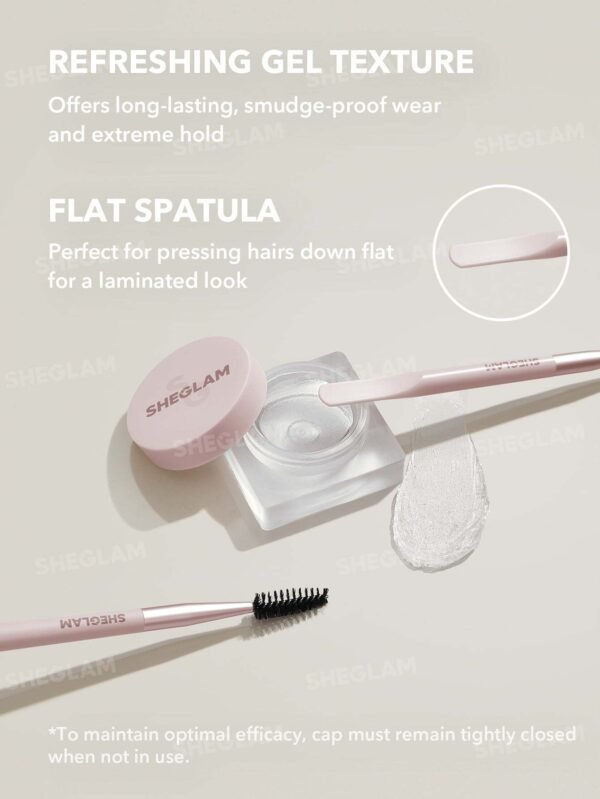Sheglam Set me up Crystal Clear gel de cejas - Imagen 4