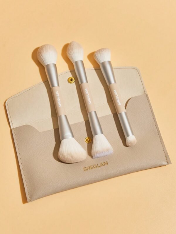 Sheglam Glam 101 Set de brochas de rostro con bolsa - Imagen 4