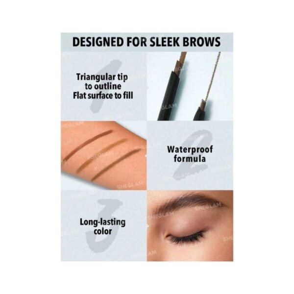 Sheglam Feathery Angled lapiz de cejas light brown - Imagen 5