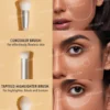 Sheglam Glam 101 Set de brochas de rostro con bolsa - Imagen 3