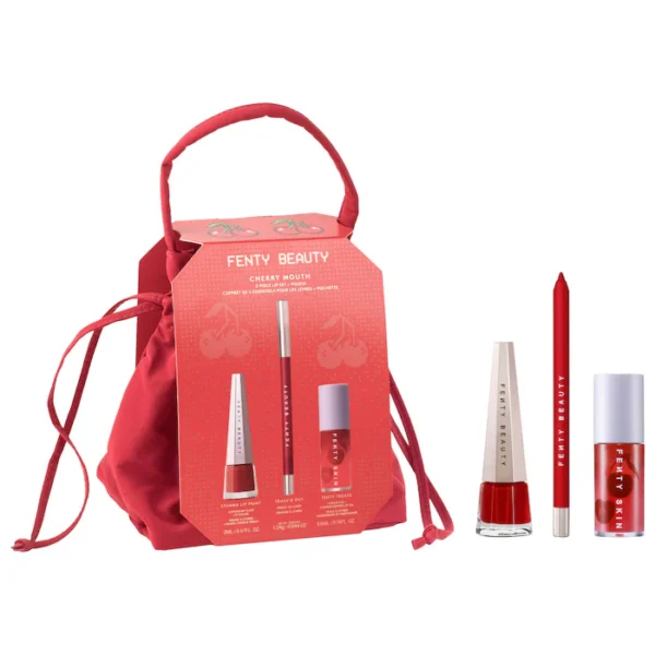 Fenty Beauty by Rihanna  Cherry Mouth 3-Piece Lip Set