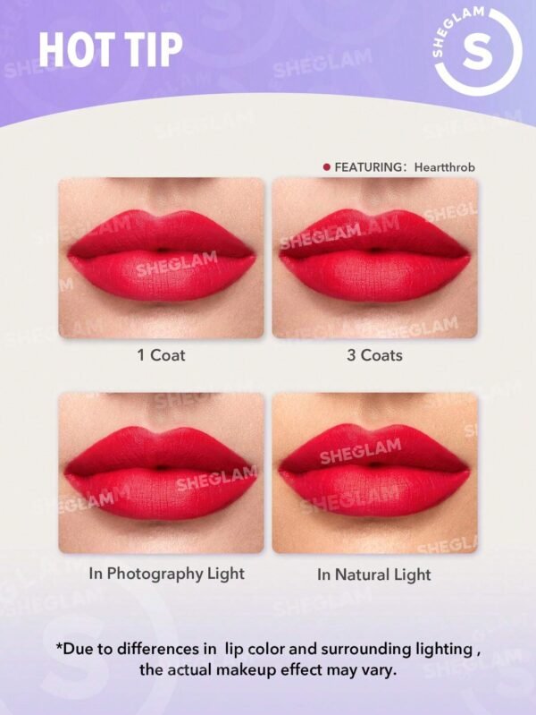 Sheglam Matte Allure Labial Liquido - Imagen 4