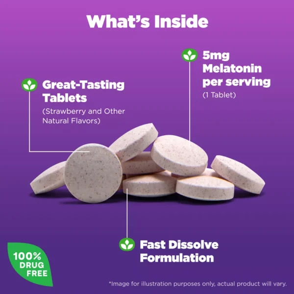 Natrol Melatonina Gomitas 5mg - Imagen 2