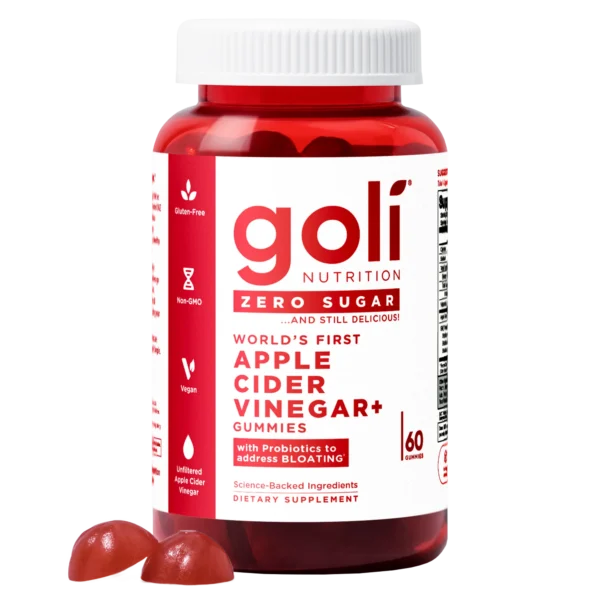 Golí Apple Cider Vinager gomitas (Sin Azúcar)