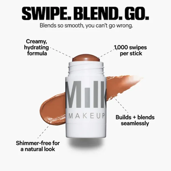Milk Matte Cream Bronzer Stick bronceador en barra - Imagen 3